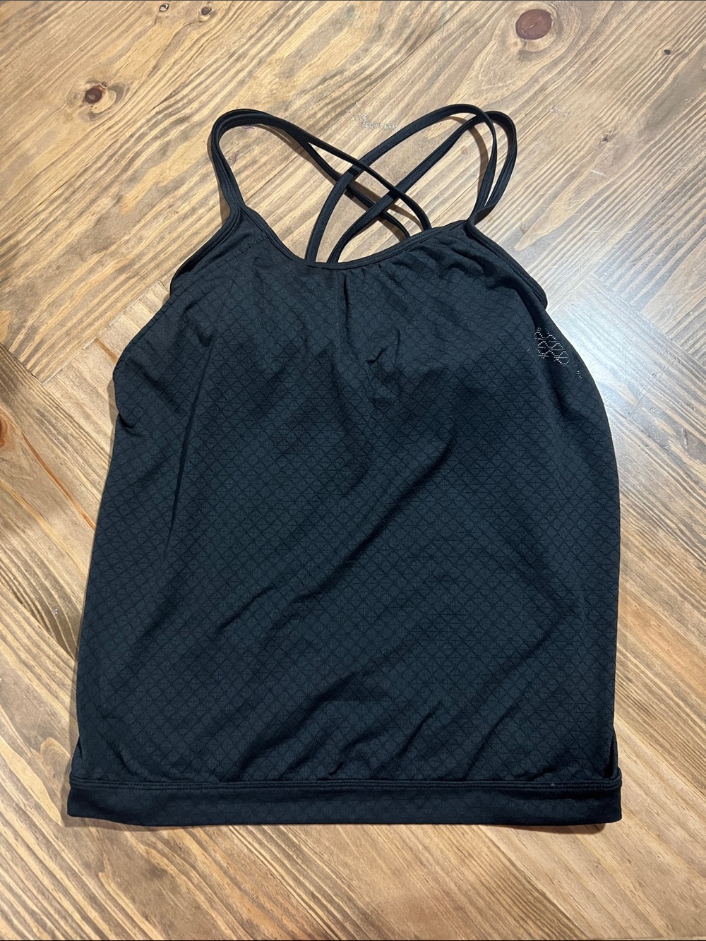 Athleta Black Double-Strap Performance Tank
